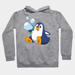 Penguin with Soap bubbles Hoodie